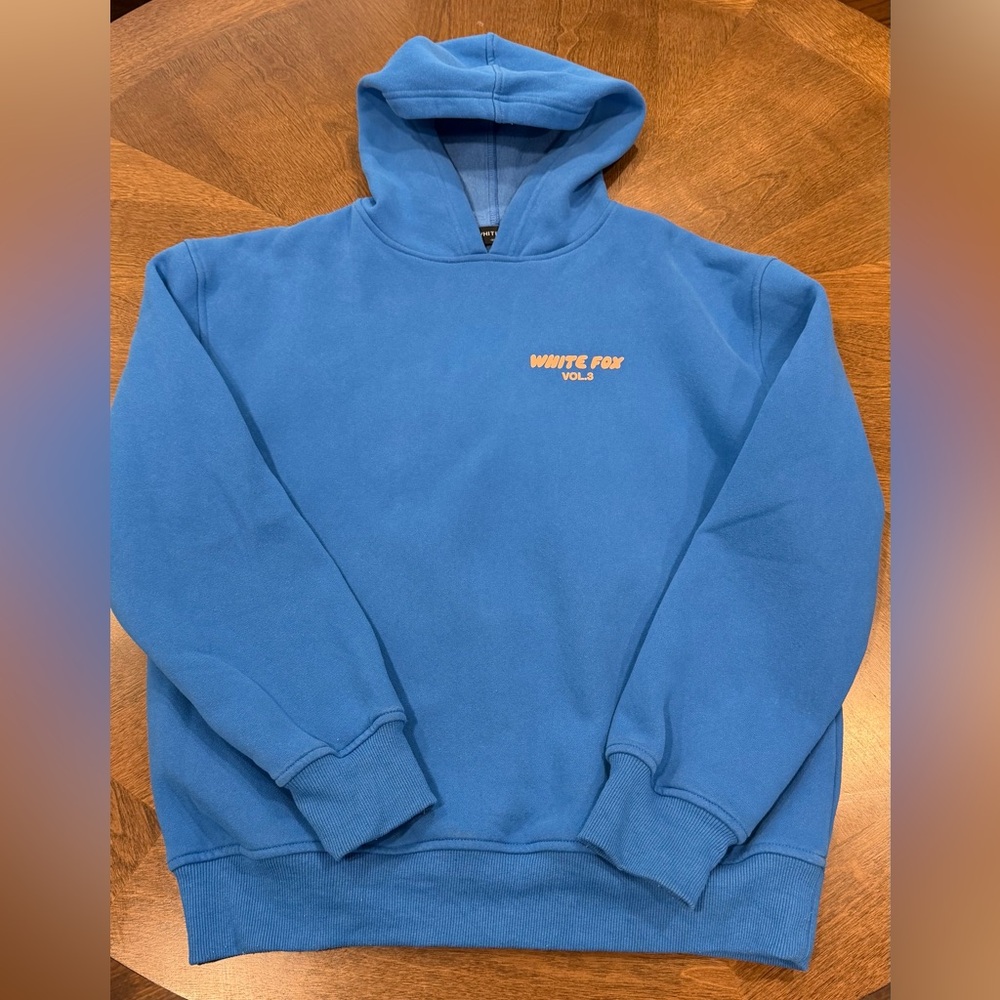 White Fox Boutique Blue Hoodie - Size XS/S